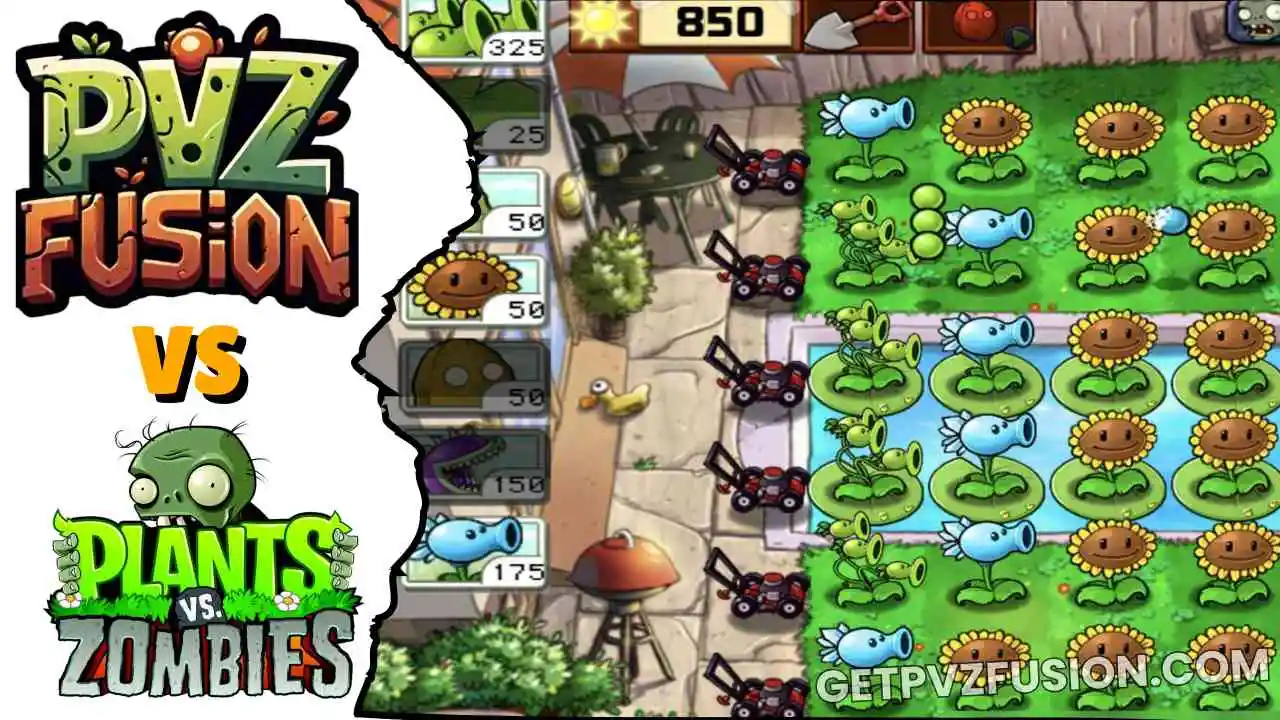 PVZ Fusion vs Plants vs Zombies